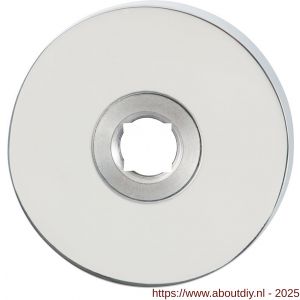 GPF Bouwbeslag RVS 1100.45L rond click rozet 50x6 mm linkswijzend RVS gepolijst - A21003671 - afbeelding 1