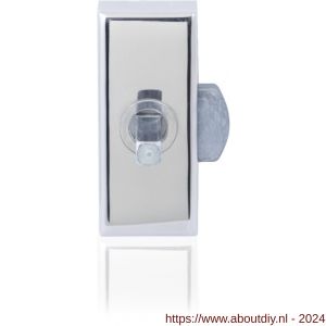GPF Bouwbeslag RVS 1100.55R universeel raamsluiting met sluitblok voor GPF deurkruk rechtswijzend RVS gepolijst - A21004999 - afbeelding 1