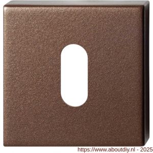 GPF Bouwbeslag Anastasius 1102.A2.0901 sleutelrozet 50x50x8 mm Bronze blend - A21011377 - afbeelding 1