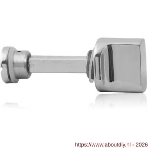 GPF Bouwbeslag RVS GPF1110.49 toiletstift 8 mm voor schild grote knop RVS gepolijst - A21000277 - afbeelding 1