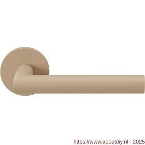 GPF Bouwbeslag Urban Jungle 115VRU1R L-haaks model 19 mm deurkruk gatdeel op rozet 53x6 mm rechtswijzend Sand - A21008805 - afbeelding 1