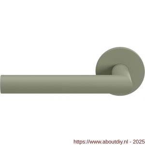 GPF Bouwbeslag Urban Jungle 115VRU2L L-haaks model 19 mm deurkruk gatdeel op rozet 53x6 mm linkswijzend Clay - A21008802 - afbeelding 1