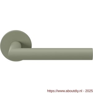 GPF Bouwbeslag Urban Jungle 115VRU2R L-haaks model 19 mm deurkruk gatdeel op rozet 53x6 mm rechtswijzend Clay - A21008806 - afbeelding 1