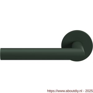 GPF Bouwbeslag Urban Jungle 115VRU4L L-haaks model 19 mm deurkruk gatdeel op rozet 53x6 mm linkswijzend Moss - A21008804 - afbeelding 1