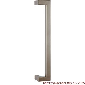 GPF Bouwbeslag Anastasius 9701.A3 deurgreep GPF13 verkropt 22x22x400/378 mm Mocca blend met enkel- en dubbelzijdige bevestiging - A21011559 - afbeelding 1