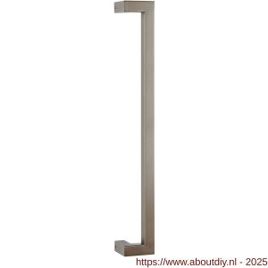 GPF Bouwbeslag Anastasius 9701.A3 deurgreep GPF13 verkropt 22x22x500/478 mm Mocca blend met enkel- en dubbelzijdige bevestiging - A21011560 - afbeelding 1
