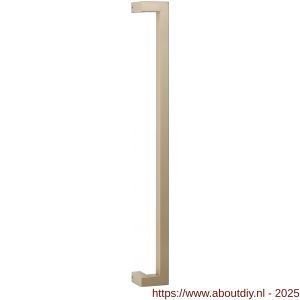 GPF Bouwbeslag Anastasius 9701.A4 deurgreep GPF13 verkropt 22x22x600/578 mm Champagne blend met enkel- en dubbelzijdige bevestiging - A21012346 - afbeelding 1