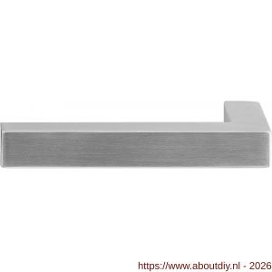 GPF Bouwbeslag RVS GPF1302.09L/R Zaki+ deurkruk gatdeel links-rechtswijzend RVS geborsteld - A21006411 - afbeelding 1