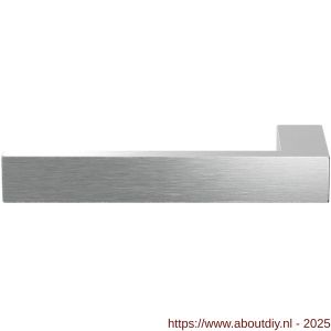 GPF Bouwbeslag RVS GPF1308.09L/R Zika deurkruk gatdeel links-rechtswijzend RVS geborsteld - A21013120 - afbeelding 1