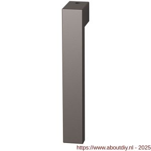 GPF Bouwbeslag Anastasius 1308.A3KL/R Zika raamkruk gatdeel zonder rozet links-rechtswijzend korte nek Mocca blend - A21016560 - afbeelding 1