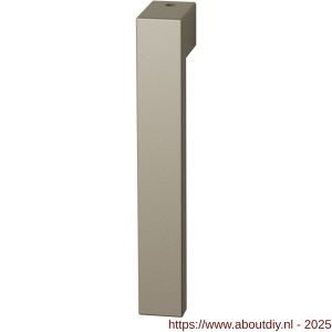 GPF Bouwbeslag Anastasius 1308.A4KL/R Zika raamkruk gatdeel zonder rozet links-rechtswijzend korte nek Champagne blend - A21016562 - afbeelding 1