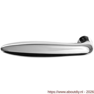 GPF Bouwbeslag RVS GPF1315.49L/R Pepe deurkruk gatdeel links-rechtswijzend RVS gepolijst - A21013128 - afbeelding 1