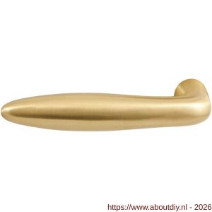 GPF Bouwbeslag PVD GPF1315P4L/R Pepe deurkruk gatdeel links-rechtswijzend PVD mat messing - A21002511 - afbeelding 1