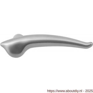 GPF Bouwbeslag RVS 1320L Ritua deurkruk gatdeel linkswijzend RVS geborsteld - A21002627 - afbeelding 1