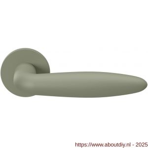 GPF Bouwbeslag Urban Jungle 135VRU2R Sigaar model deurkruk gatdeel op rozet 53x6 mm rechtswijzend Clay - A21008825 - afbeelding 1