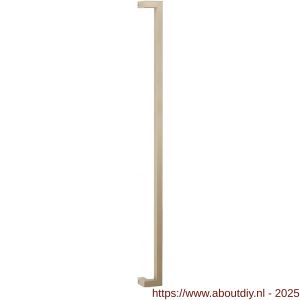 GPF Bouwbeslag Anastasius 9702.A4 deurgreep GPF14 verkropt 30x30x1200/1170 mm Champagne blend met enkel- en dubbelzijdige bevestiging - A21012349 - afbeelding 1