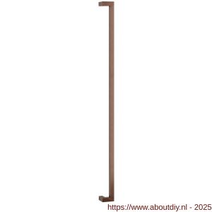 GPF Bouwbeslag Anastasius 9702.A2 deurgreep GPF14 verkropt 30x30x1400/1370 mm Bronze blend met enkel- en dubbelzijdige bevestiging - A21011585 - afbeelding 1