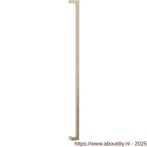 GPF Bouwbeslag Anastasius 9702.A4 deurgreep GPF14 verkropt 30x30x1400/1370 mm Champagne blend met enkel- en dubbelzijdige bevestiging - A21012350 - afbeelding 1