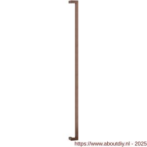 GPF Bouwbeslag Anastasius 9702.A2 deurgreep GPF14 verkropt 30x30x1600/1570 mm Bronze blend met enkel- en dubbelzijdige bevestiging - A21011586 - afbeelding 1