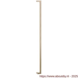 GPF Bouwbeslag Anastasius 9702.A4 deurgreep GPF14 verkropt 30x30x1600/1570 mm Champagne blend met enkel- en dubbelzijdige bevestiging - A21012351 - afbeelding 1