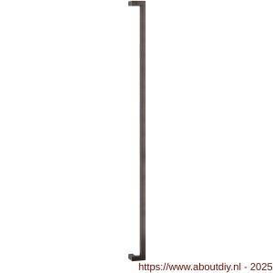GPF Bouwbeslag Anastasius 9702.A1 deurgreep GPF14 verkropt 30x30x1600/1570 mm Dark blend met enkel- en dubbelzijdige bevestiging - A21011581 - afbeelding 1