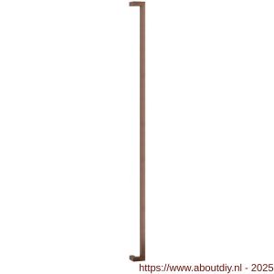 GPF Bouwbeslag Anastasius 9702.A2 deurgreep GPF14 verkropt 30x30x1800/1770 mm Bronze blend met enkel- en dubbelzijdige bevestiging - A21011587 - afbeelding 1