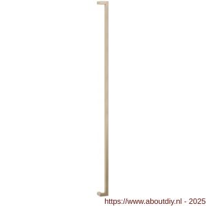 GPF Bouwbeslag Anastasius 9702.A4 deurgreep GPF14 verkropt 30x30x1800/1770 mm Champagne blend met enkel- en dubbelzijdige bevestiging - A21012352 - afbeelding 1