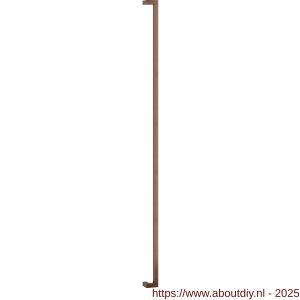 GPF Bouwbeslag Anastasius 9702.A2 deurgreep GPF14 verkropt 30x30x2000/1970 mm Bronze blend met enkel- en dubbelzijdige bevestiging - A21011588 - afbeelding 1