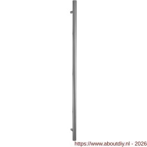 GPF Bouwbeslag RVS GPF9671.09 deurgreep GPF16 32x500/350 mm RVS geborsteld met enkel- en dubbelzijdige bevestiging - A21003347 - afbeelding 1