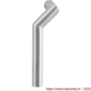 GPF Bouwbeslag RVS 1800L raamkruk deurkruk gatdeel linkswijzend RVS geborsteld - A21008456 - afbeelding 1