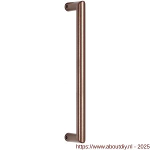 GPF Bouwbeslag Anastasius 9520.A2 deurgreep GPF19 20x370/350 mm Bronze blend met enkel- en dubbelzijdige bevestiging - A21012306 - afbeelding 1