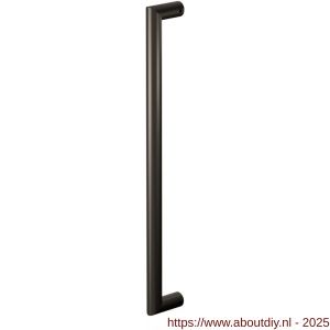 GPF Bouwbeslag Anastasius 9520.A1 deurgreep GPF19 25x350/325 mm Dark blend met enkel- en dubbelzijdige bevestiging - A21012291 - afbeelding 1