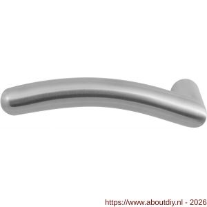 GPF Bouwbeslag RVS GPF2030L Mata deurkruk gatdeel linkswijzend RVS geborsteld - A21002642 - afbeelding 1