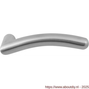 GPF Bouwbeslag RVS GPF2030R Mata deurkruk gatdeel rechtswijzend RVS geborsteld - A21002641 - afbeelding 1