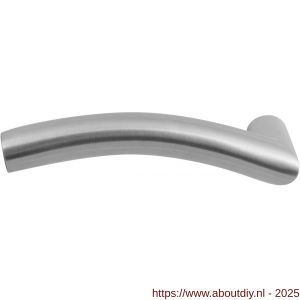 GPF Bouwbeslag RVS GPF2035L Papa deurkruk gatdeel linkswijzend RVS geborsteld - A21002645 - afbeelding 1