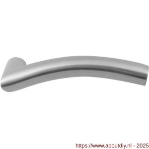 GPF Bouwbeslag RVS GPF2035R Papa deurkruk gatdeel rechtswijzend RVS geborsteld - A21002644 - afbeelding 1