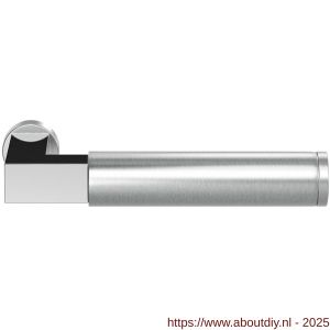 GPF Bouwbeslag RVS GPF2080 Kuri Duo deurkruk RVS gepolijst-RVS geborsteld - A21002649 - afbeelding 1