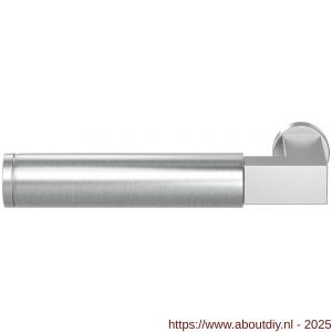 GPF Bouwbeslag RVS GPF2082L/R Kuri deurkruk gatdeel links-rechtswijzend RVS geborsteld - A21002650 - afbeelding 1
