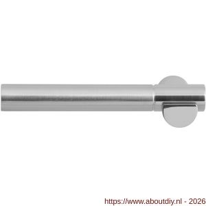 GPF Bouwbeslag RVS GPF2085L Toka Duo deurkruk gatdeel linkswijzend RVS gepolijst-RVS geborsteld - A21002653 - afbeelding 1