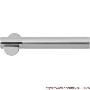 GPF Bouwbeslag RVS GPF2085R Toka Duo deurkruk gatdeel rechtswijzend RVS gepolijst-RVS geborsteld - A21002652 - afbeelding 1