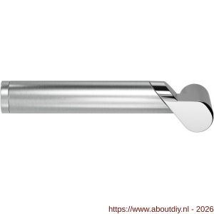 GPF Bouwbeslag RVS GPF3025L Horo Duo deurkruk gatdeel linkswijzend RVS gepolijst-RVS geborsteld - A21002662 - afbeelding 1