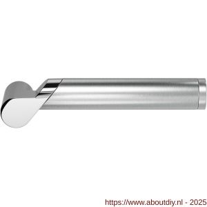 GPF Bouwbeslag RVS GPF3025R Horo Duo deurkruk gatdeel rechtswijzend RVS gepolijst-RVS geborsteld - A21002661 - afbeelding 1