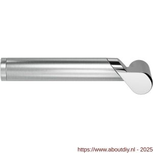 GPF Bouwbeslag RVS 3025L Horo Duo deurkruk gatdeel linkswijzend RVS gepolijst-RVS geborsteld - A21002662 - afbeelding 1