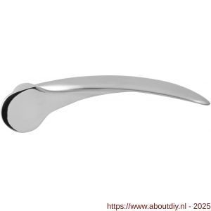 GPF Bouwbeslag RVS GPF3037R Kai Duo deurkruk gatdeel rechtswijzend RVS gepolijst-RVS geborsteld - A21002670 - afbeelding 1