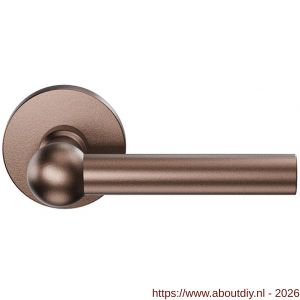 GPF Bouwbeslag Anastasius GPF3040.A2-00 GPF3040.A2 Hipi deurkruk gatdeel links-rechtswijzend 50x8 mm op rond rozet Bronze blend - A21013897 - afbeelding 1