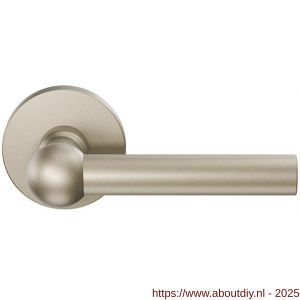 GPF Bouwbeslag Anastasius 3040.A4-00 GPF3040.A4 Hipi deurkruk gatdeel links-rechtswijzend 50x8 mm op rond rozet Champagne blend - A21013901 - afbeelding 1
