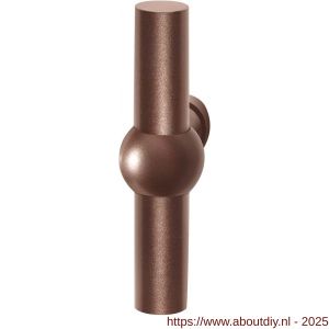 GPF Bouwbeslag Anastasius 3045.A2 GPF3045.A2 Hipi kruiskruk gatdeel links-rechtswijzend 50x8 mm Bronze blend - A21012247 - afbeelding 1