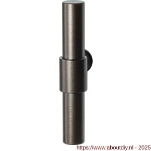GPF Bouwbeslag Anastasius 3046.A1 L/R Hipi Deux kruiskruk gatdeel links-rechtswijzend 103 mm Dark blend - A21010557 - afbeelding 1