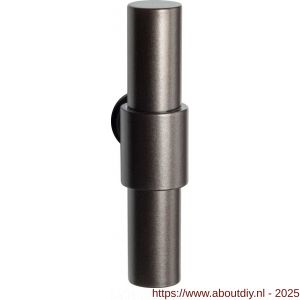 GPF Bouwbeslag Anastasius 3047.A1 L/R Hipi Deux+ kruiskruk gatdeel links-rechtswijzend 105,5 mm Dark blend - A21010561 - afbeelding 1