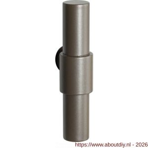 GPF Bouwbeslag Anastasius GPF3047.A3 L/R Hipi Deux+ kruiskruk gatdeel 105,5 mm links-rechtswijzend Mocca blend - A21010563 - afbeelding 1